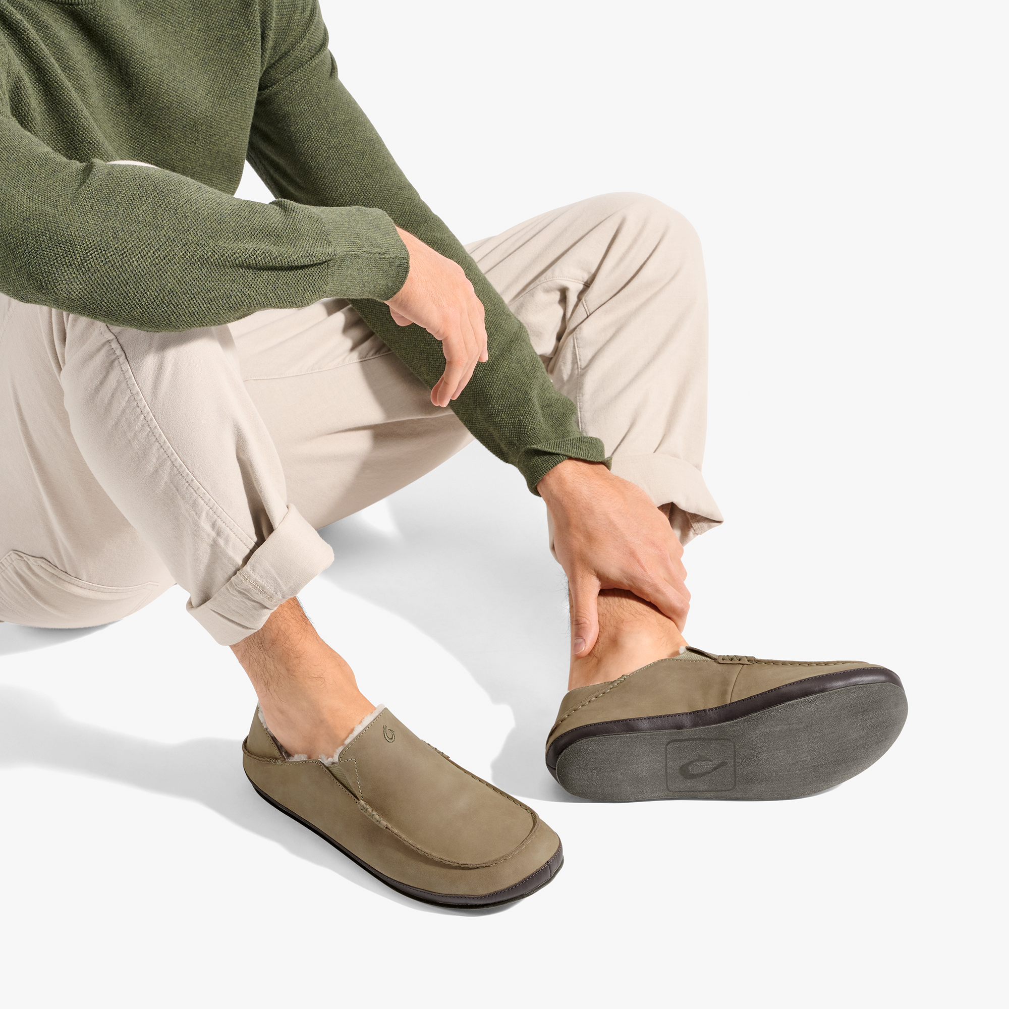 Alternative view of Moloā Slipper - Clay / Dk Java